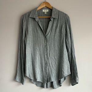 Bella Dahl Button down flannel shirt  size S